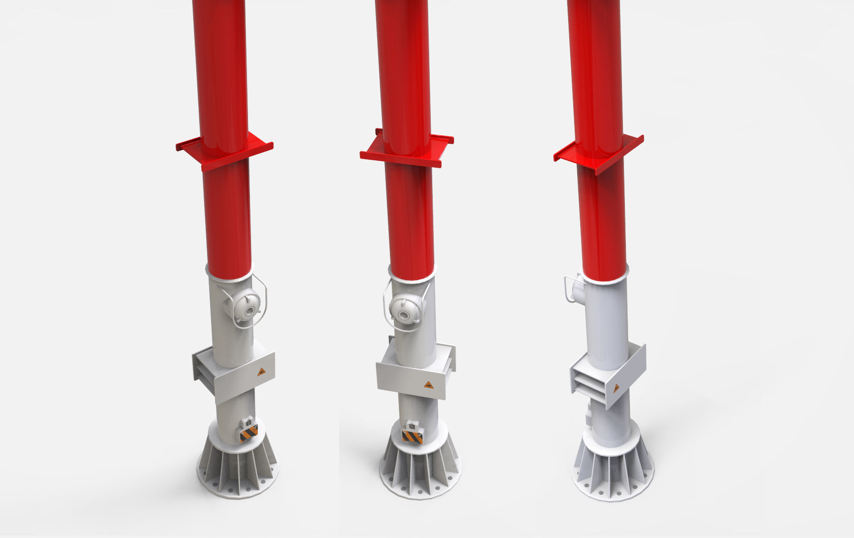 sci fi video surveillance mast 3D model_19