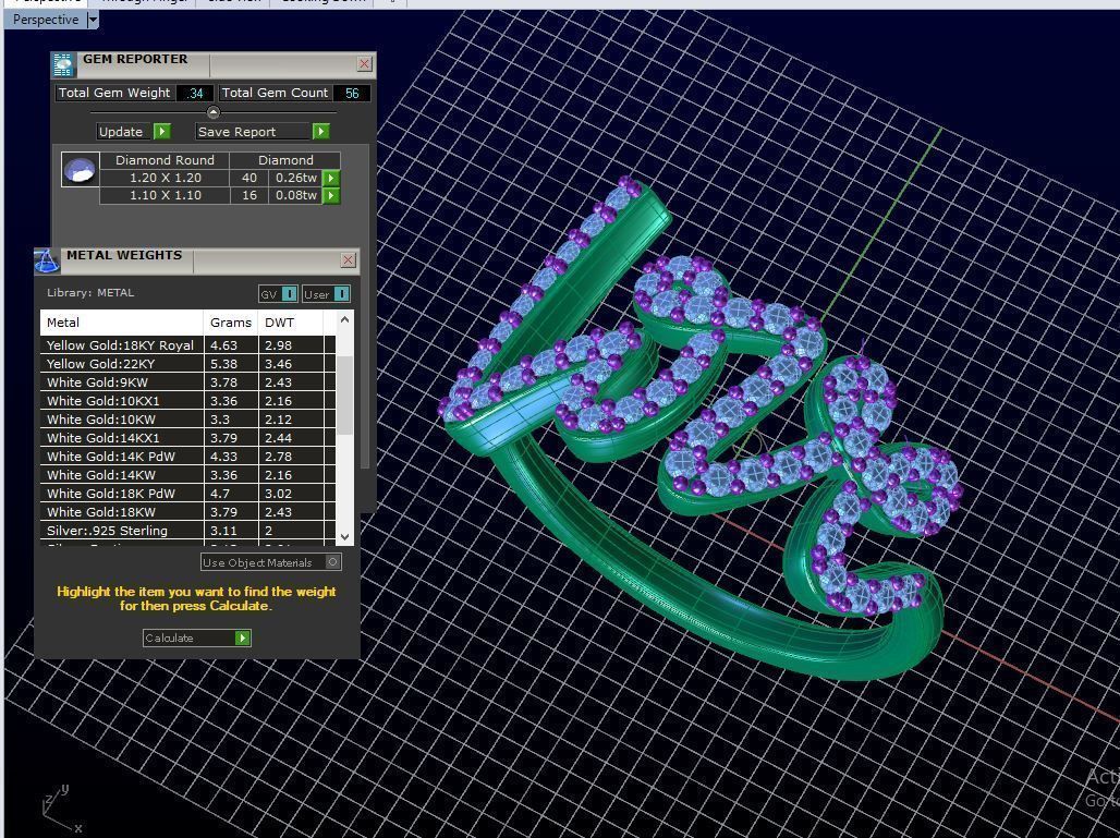 MY012 love diamond ring 3D print model_5
