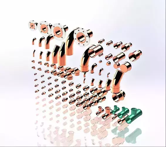 Geberit Mapress Copper Solidworks Routing Library