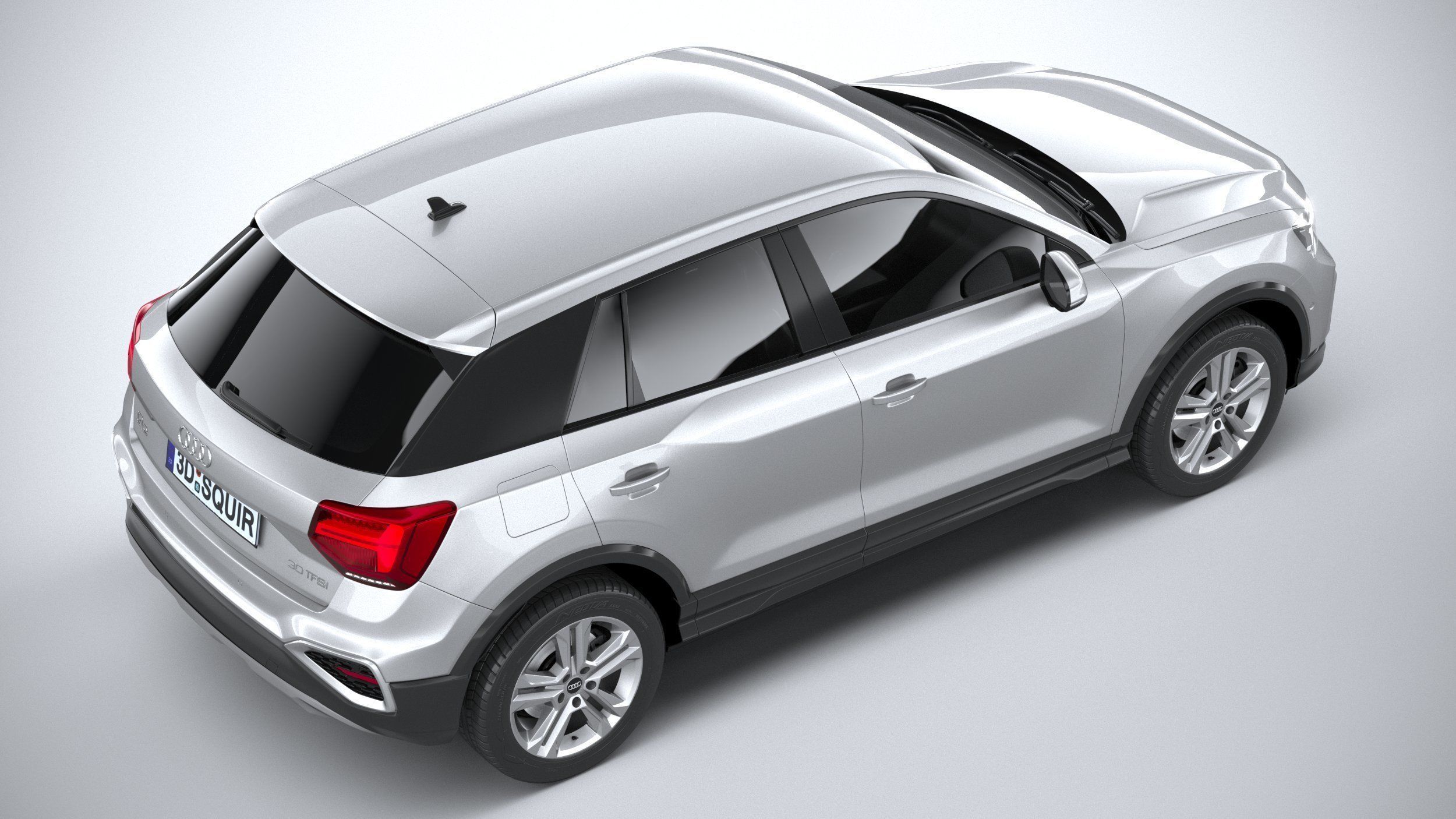 Audi Q2 2021 3D model_11