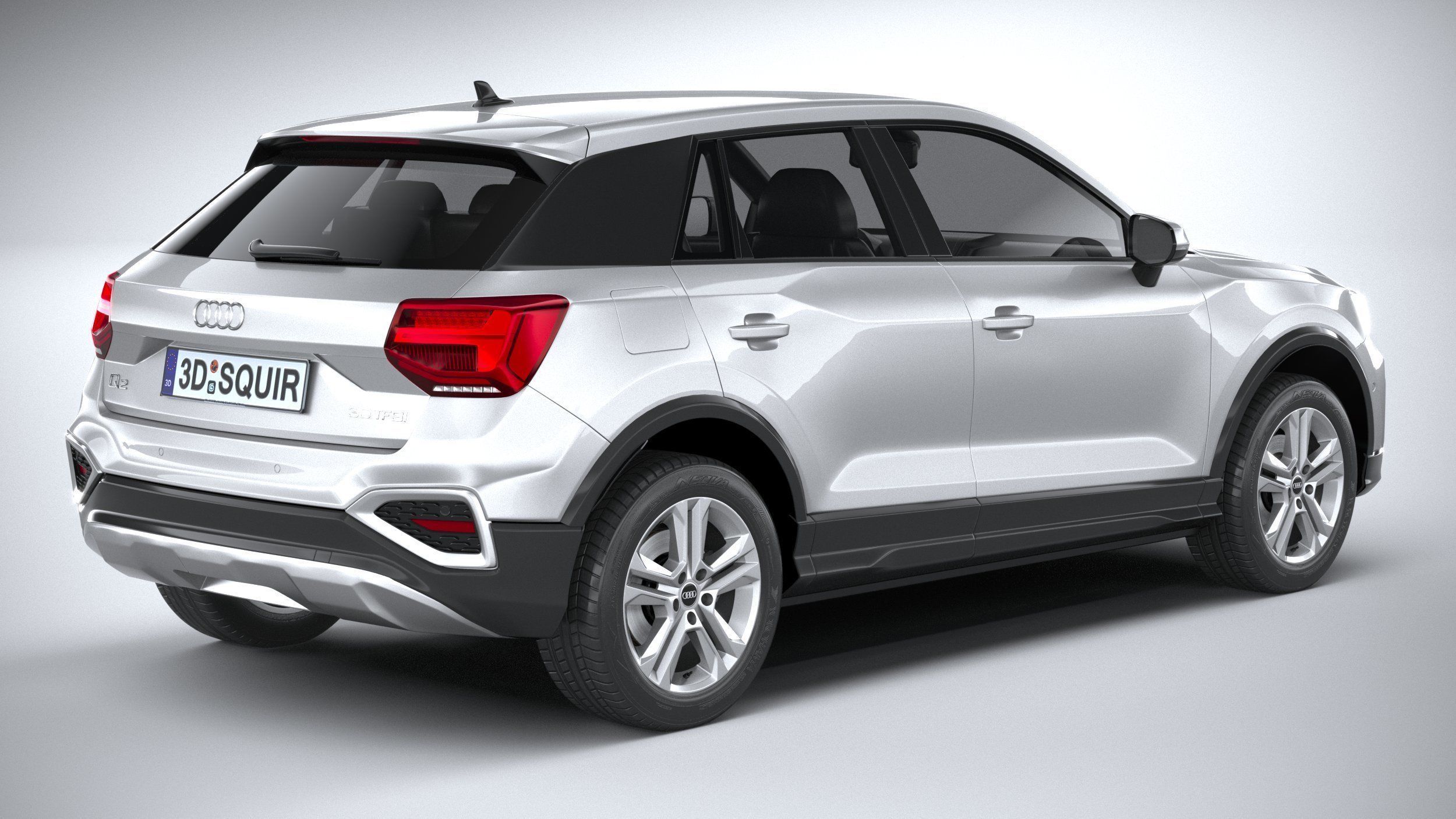Audi Q2 2021 3D model_10