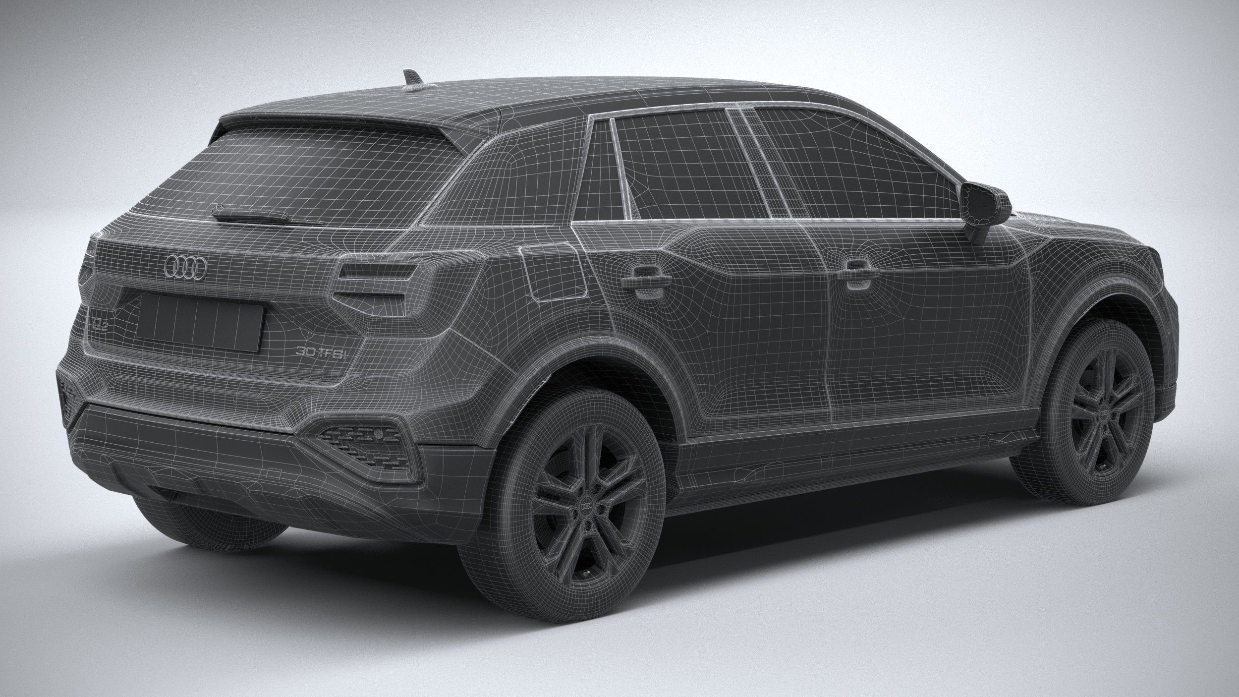 Audi Q2 2021 3D model_28
