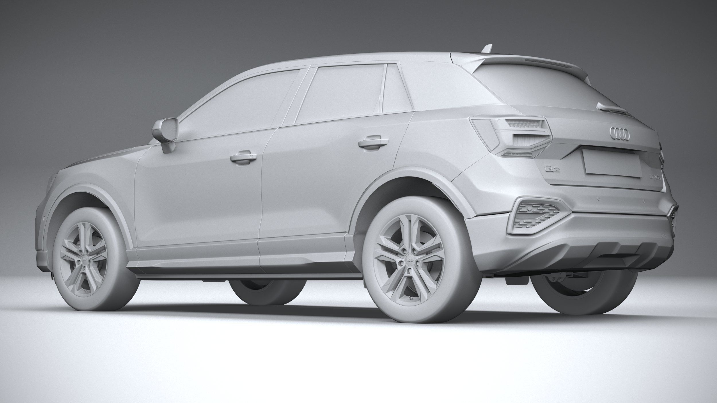 Audi Q2 2021 3D model_19