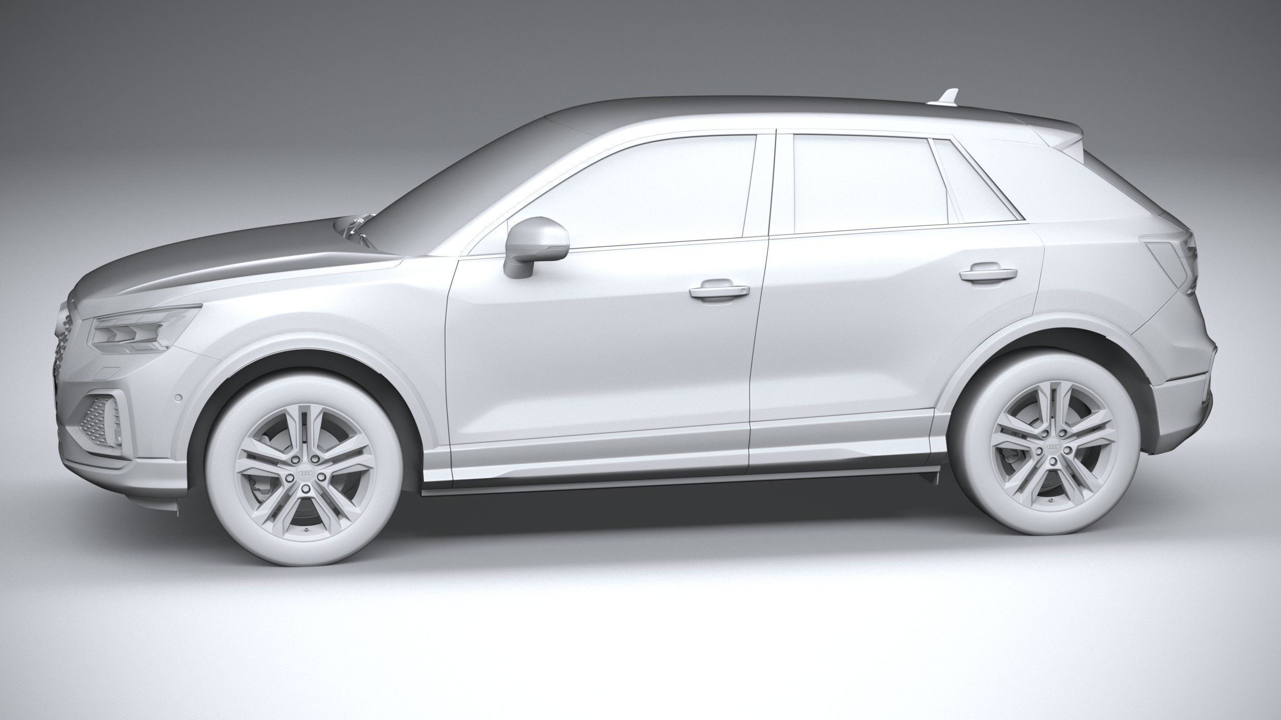 Audi Q2 2021 3D model_21
