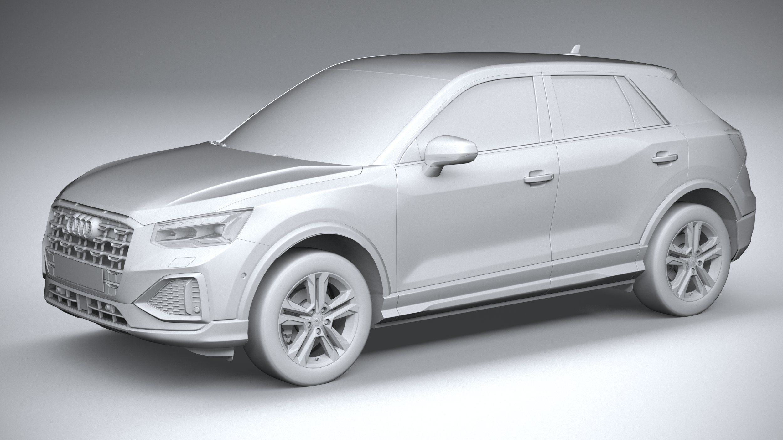 Audi Q2 2021 3D model_20