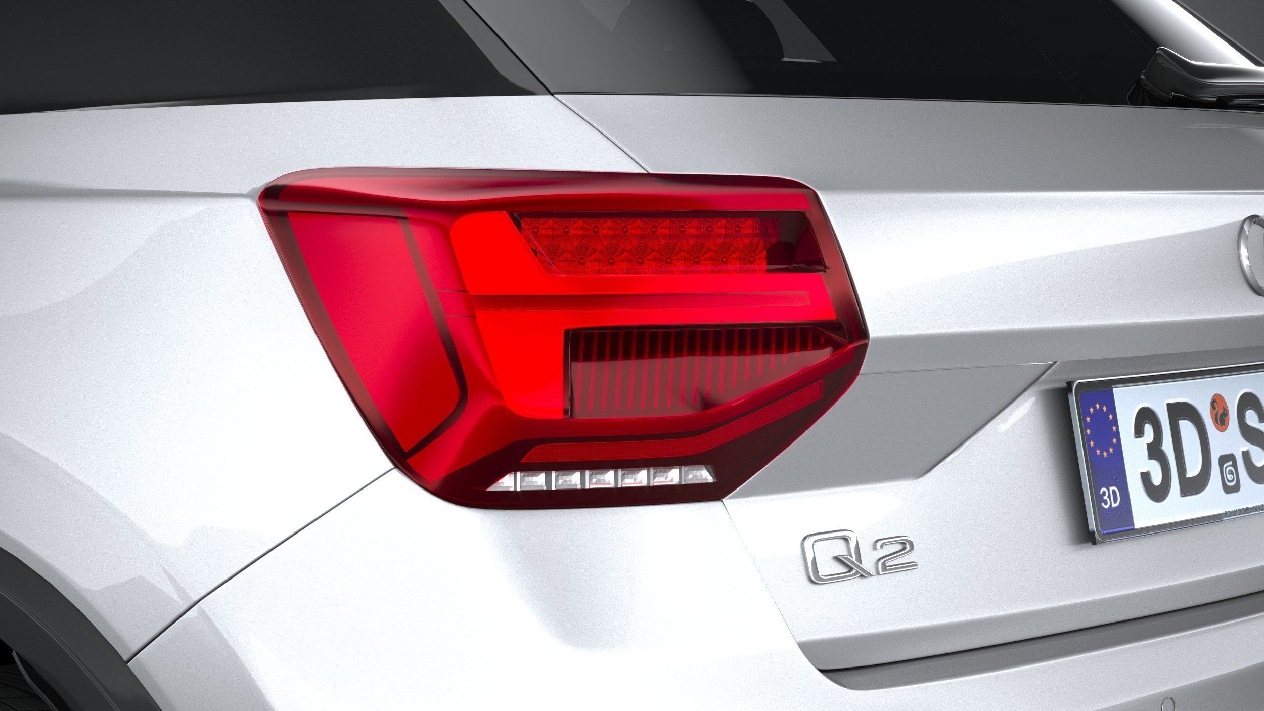 Audi Q2 2021 3D model_15