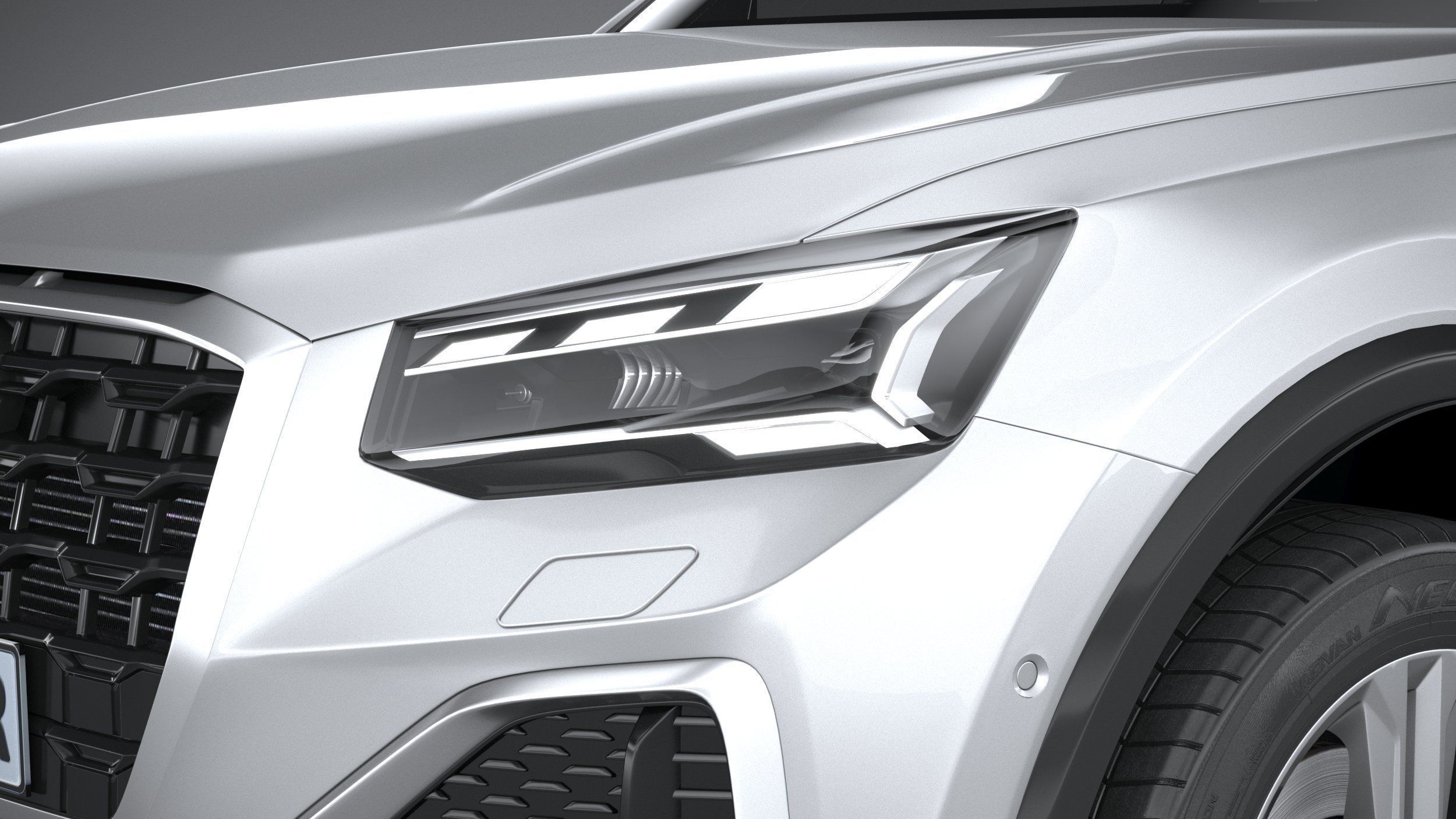 Audi Q2 2021 3D model_17