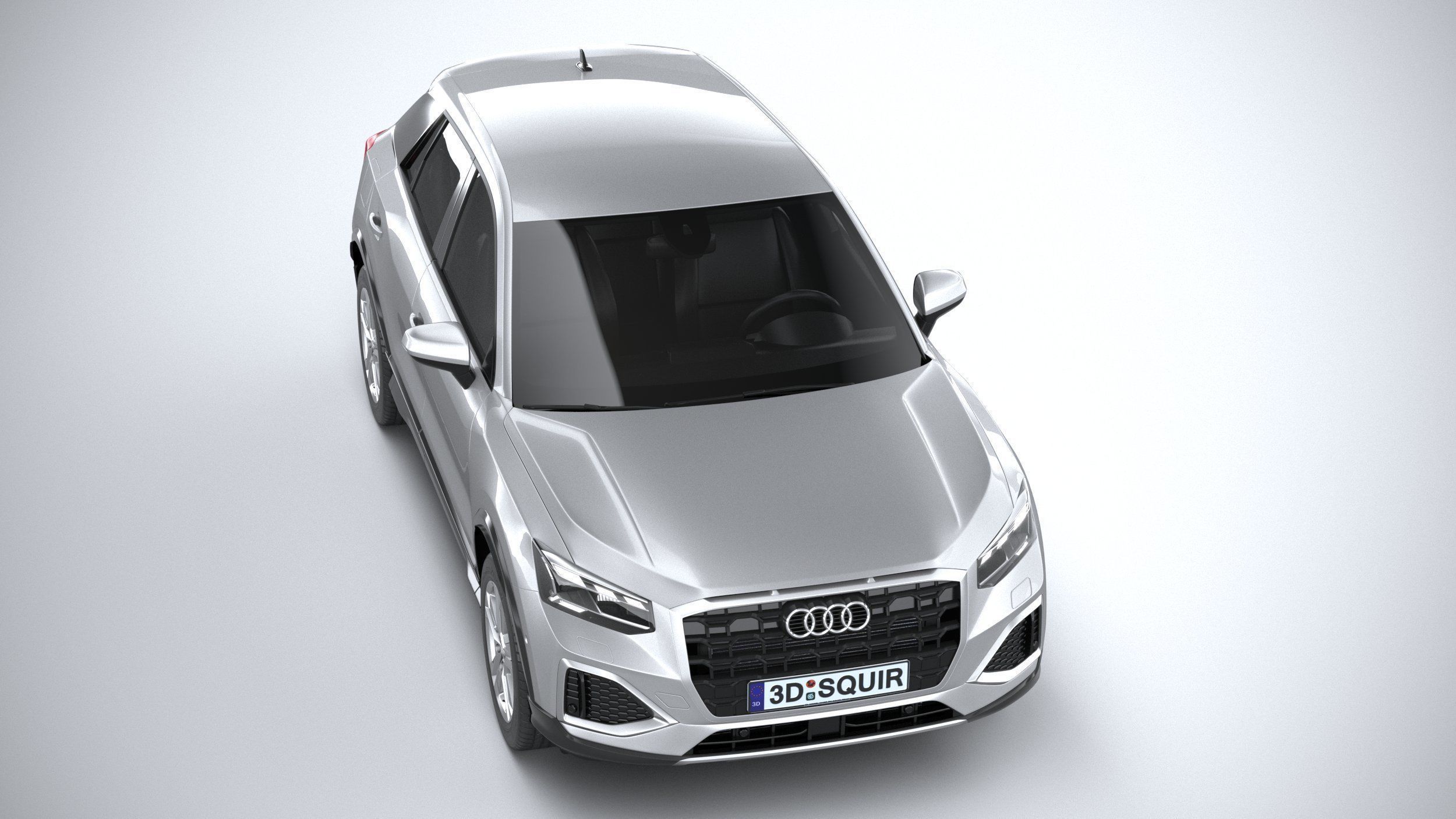 Audi Q2 2021 3D model_9