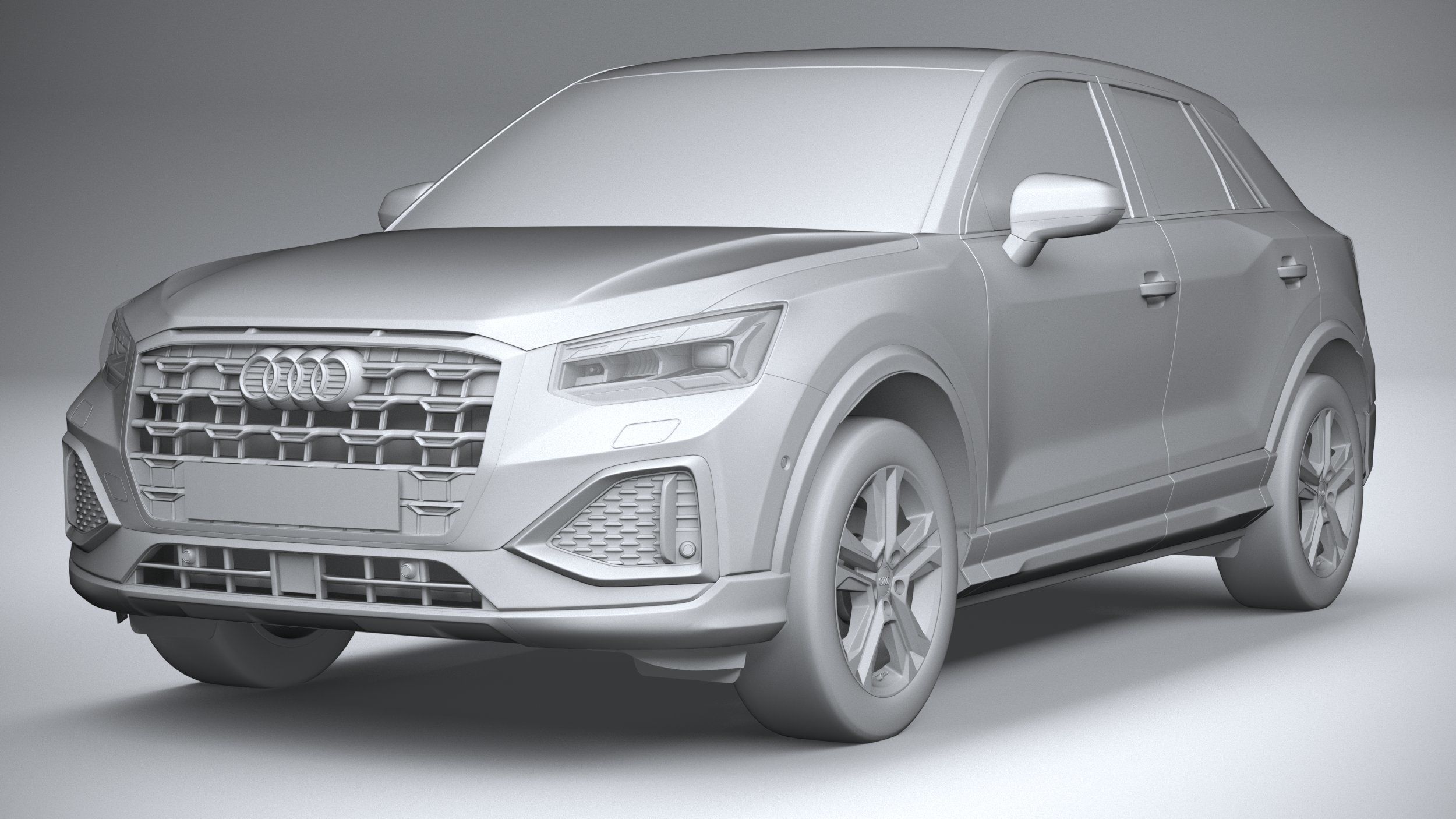 Audi Q2 2021 3D model_25