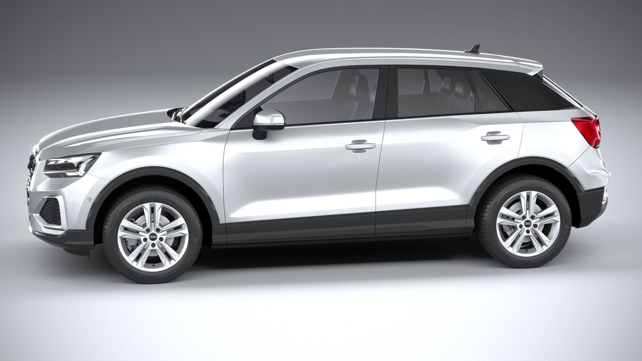 Audi Q2 2021 3D model_7