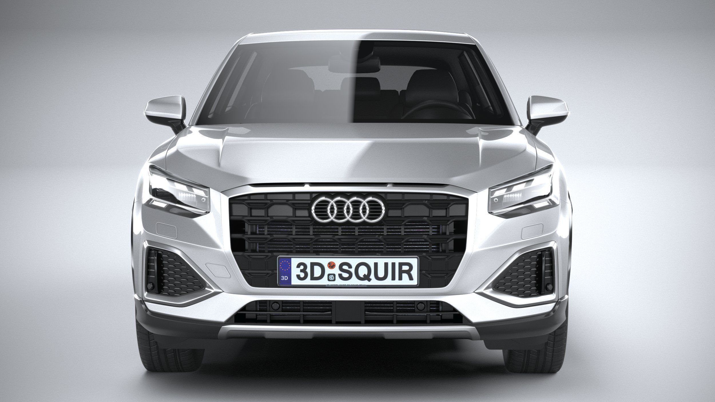 Audi Q2 2021 3D model_12