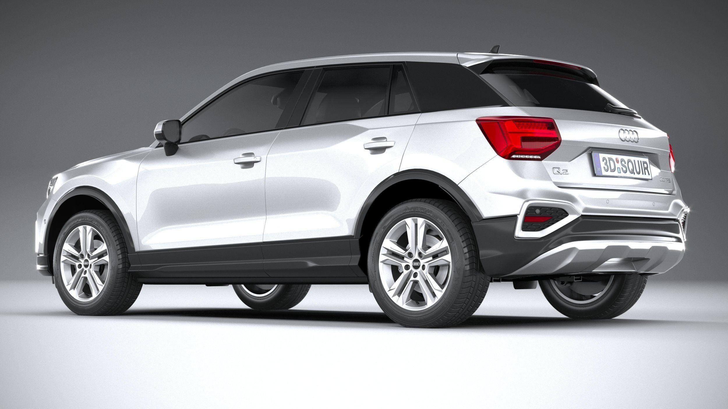 Audi Q2 2021 3D model_5