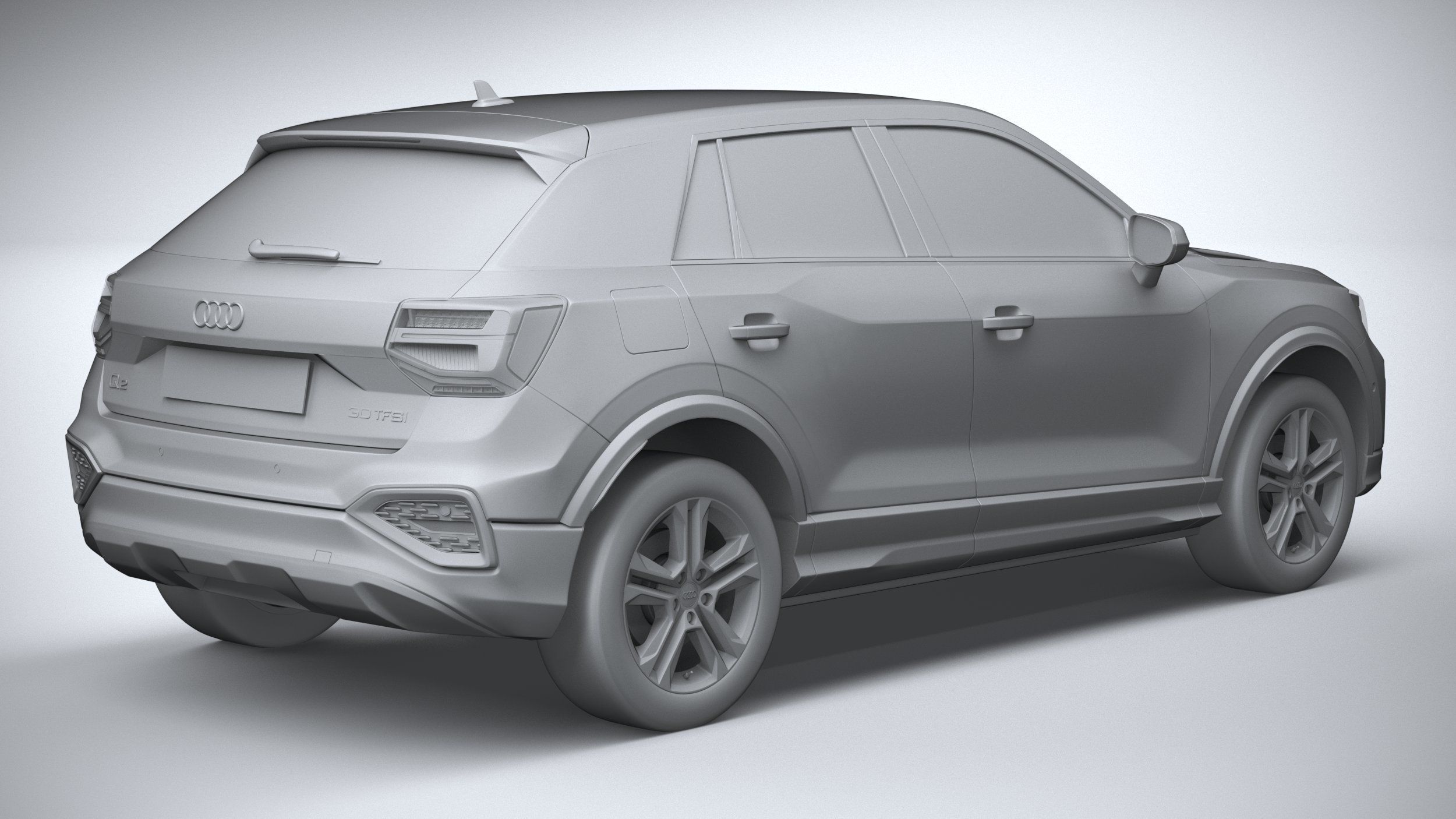 Audi Q2 2021 3D model_23