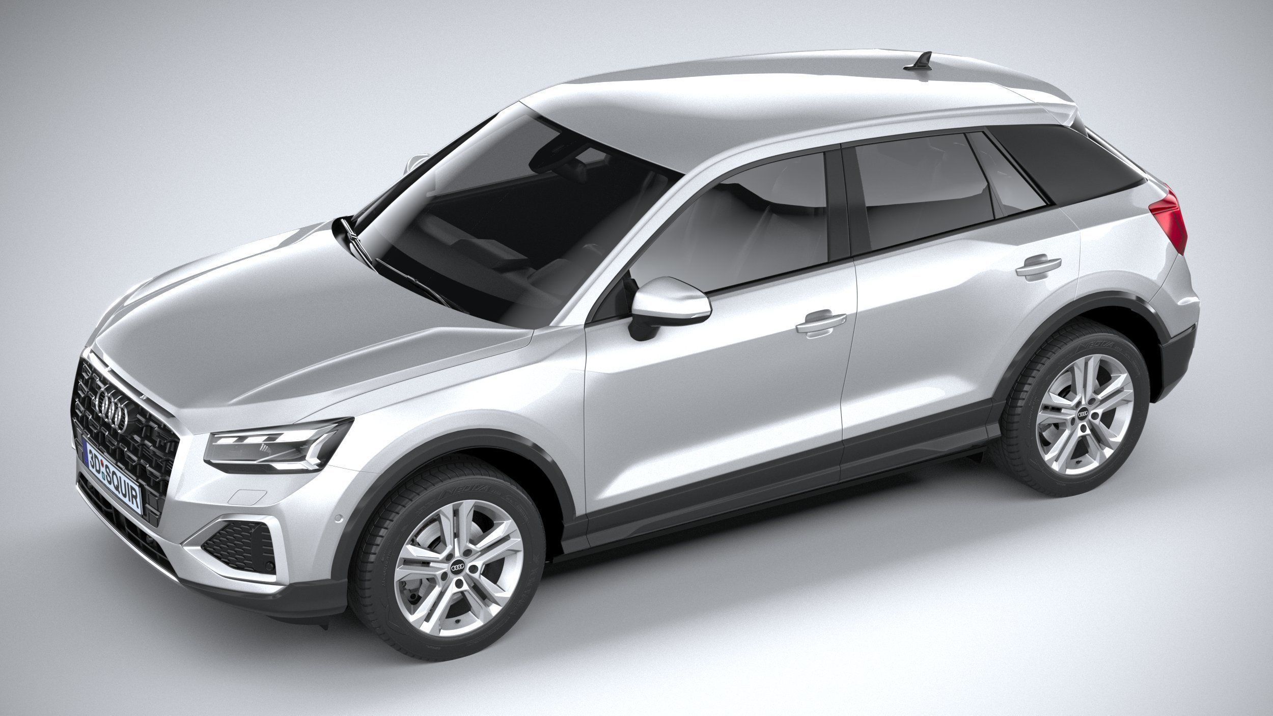 Audi Q2 2021 3D model_6