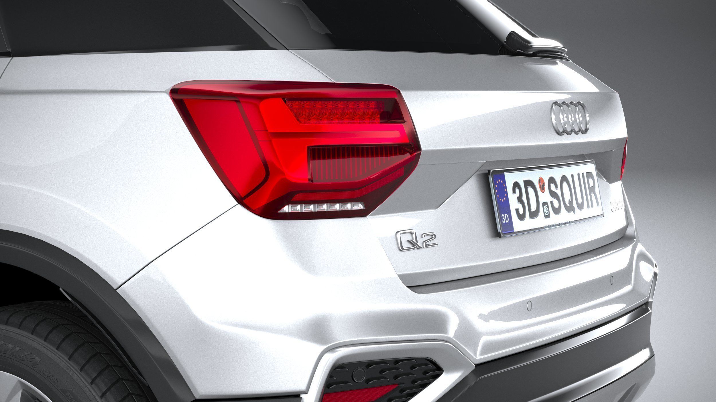 Audi Q2 2021 3D model_14