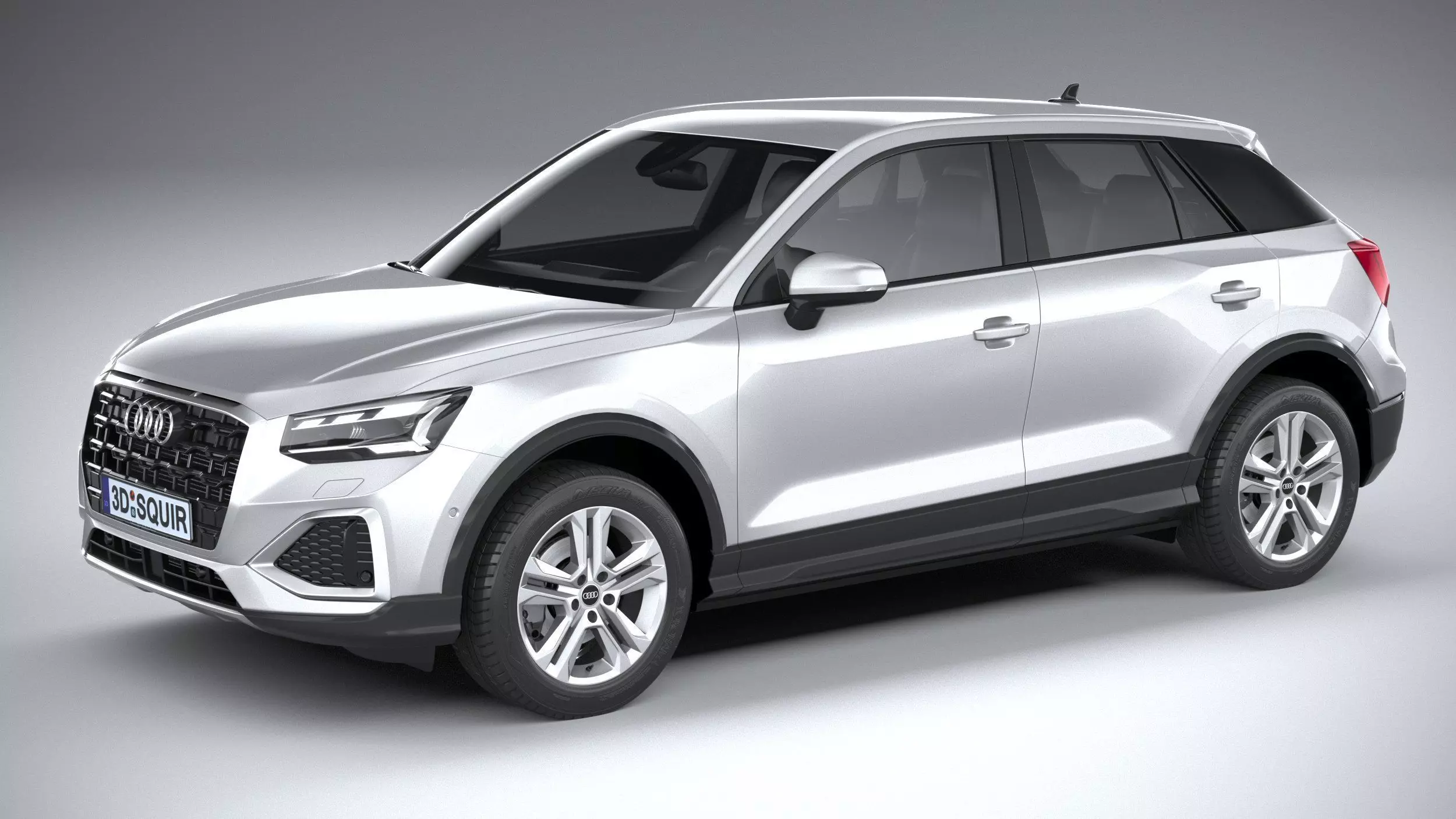Audi Q2 2021 3D model_0