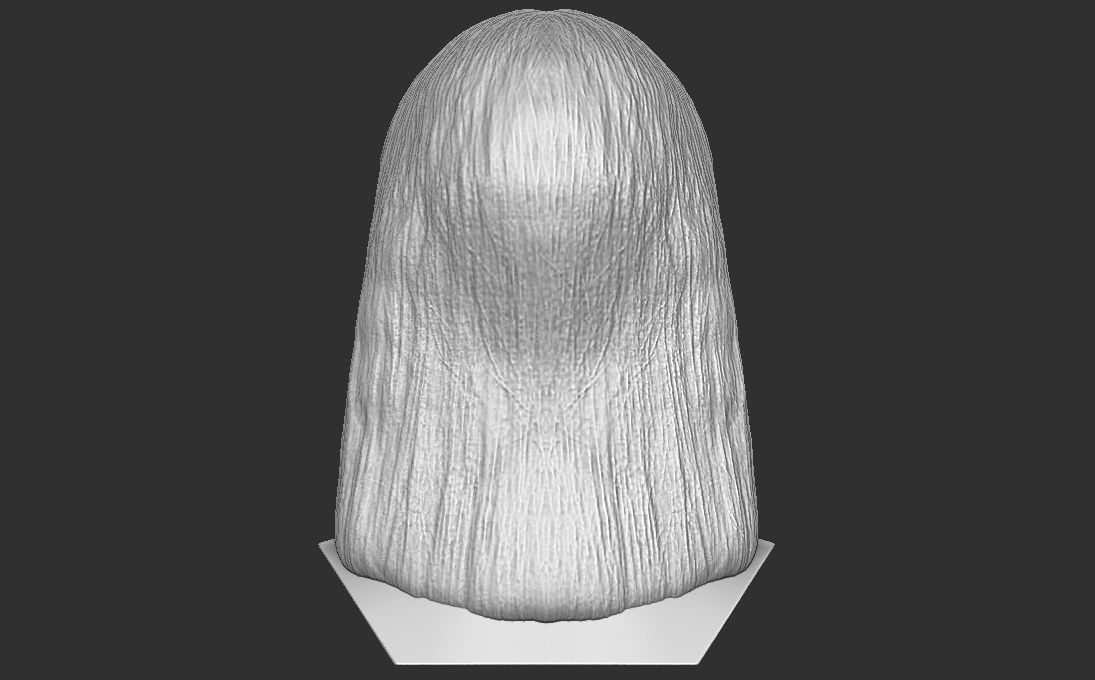 Alexandria Ocasio-Cortez bust ready for full color 3D printing 3D print model_27