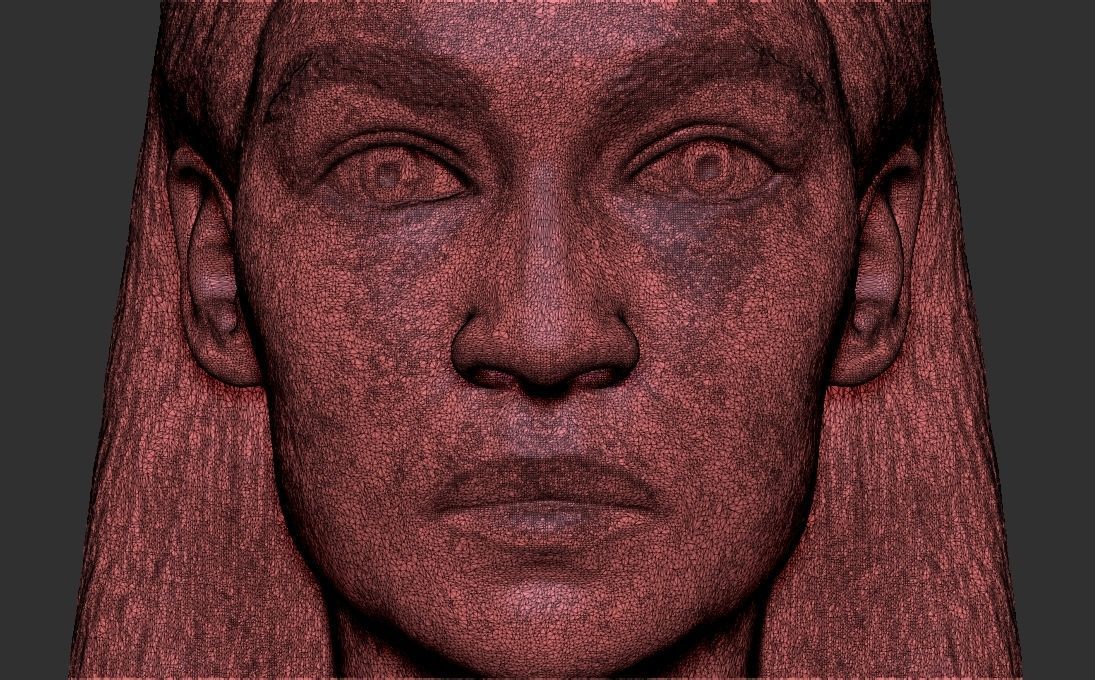 Alexandria Ocasio-Cortez bust ready for full color 3D printing 3D print model_43