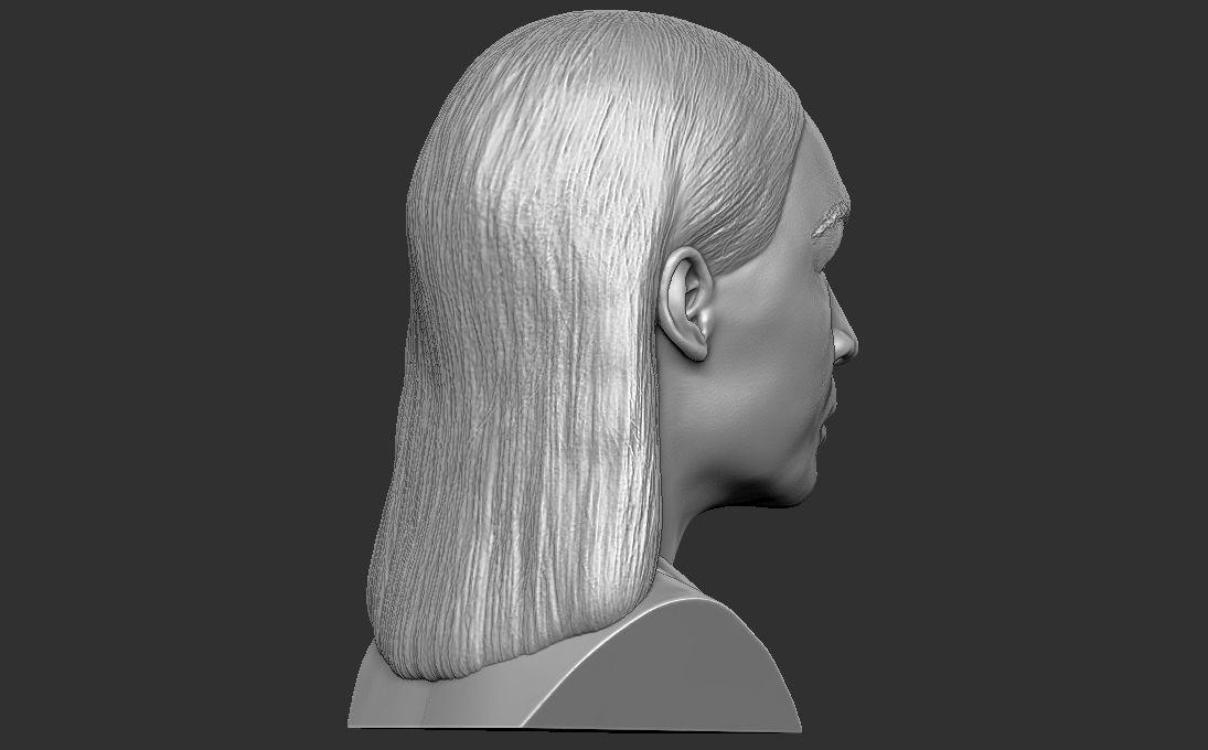 Alexandria Ocasio-Cortez bust ready for full color 3D printing 3D print model_28