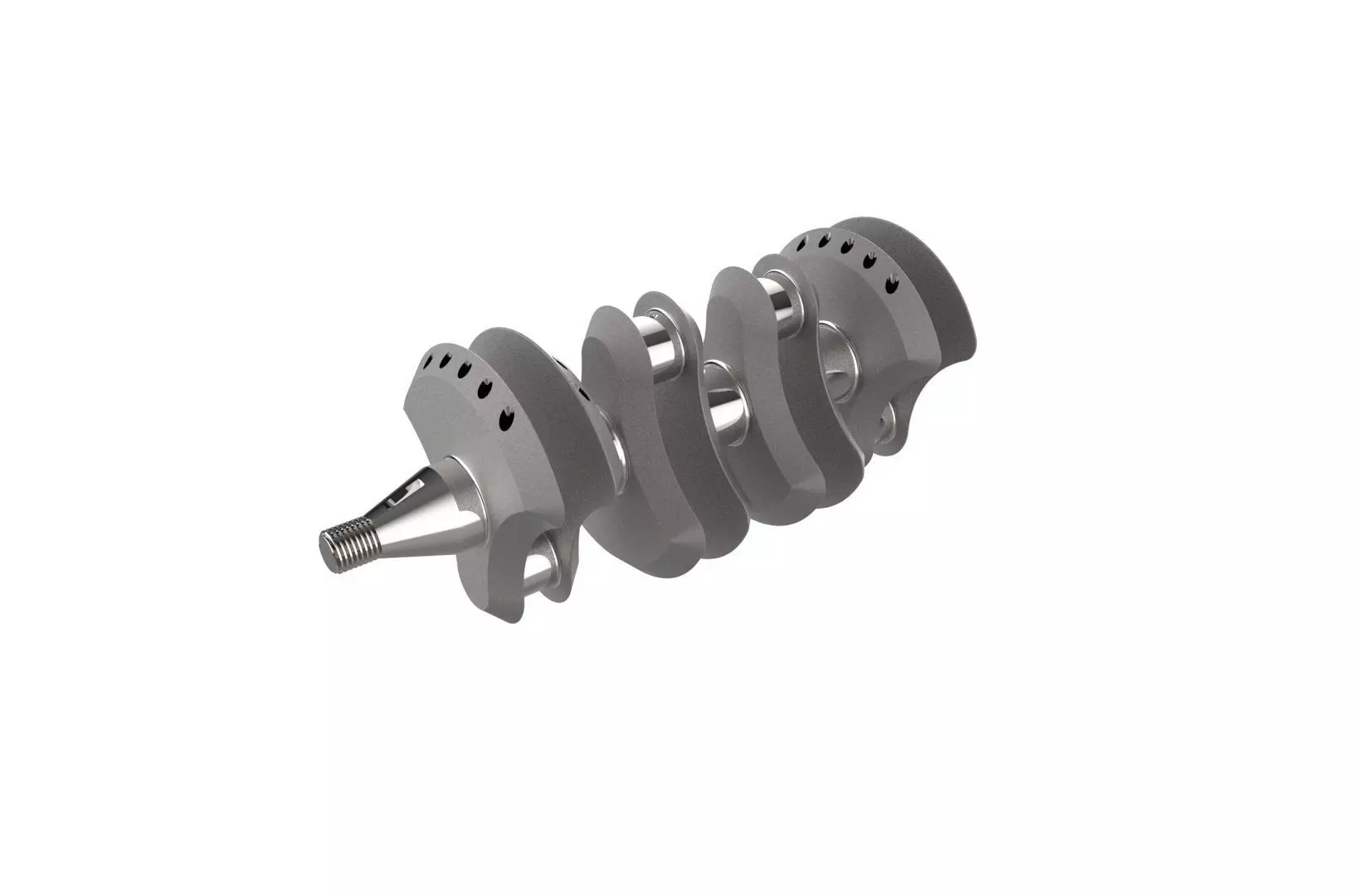 Automotive Crankshaft Part 3D print model_0