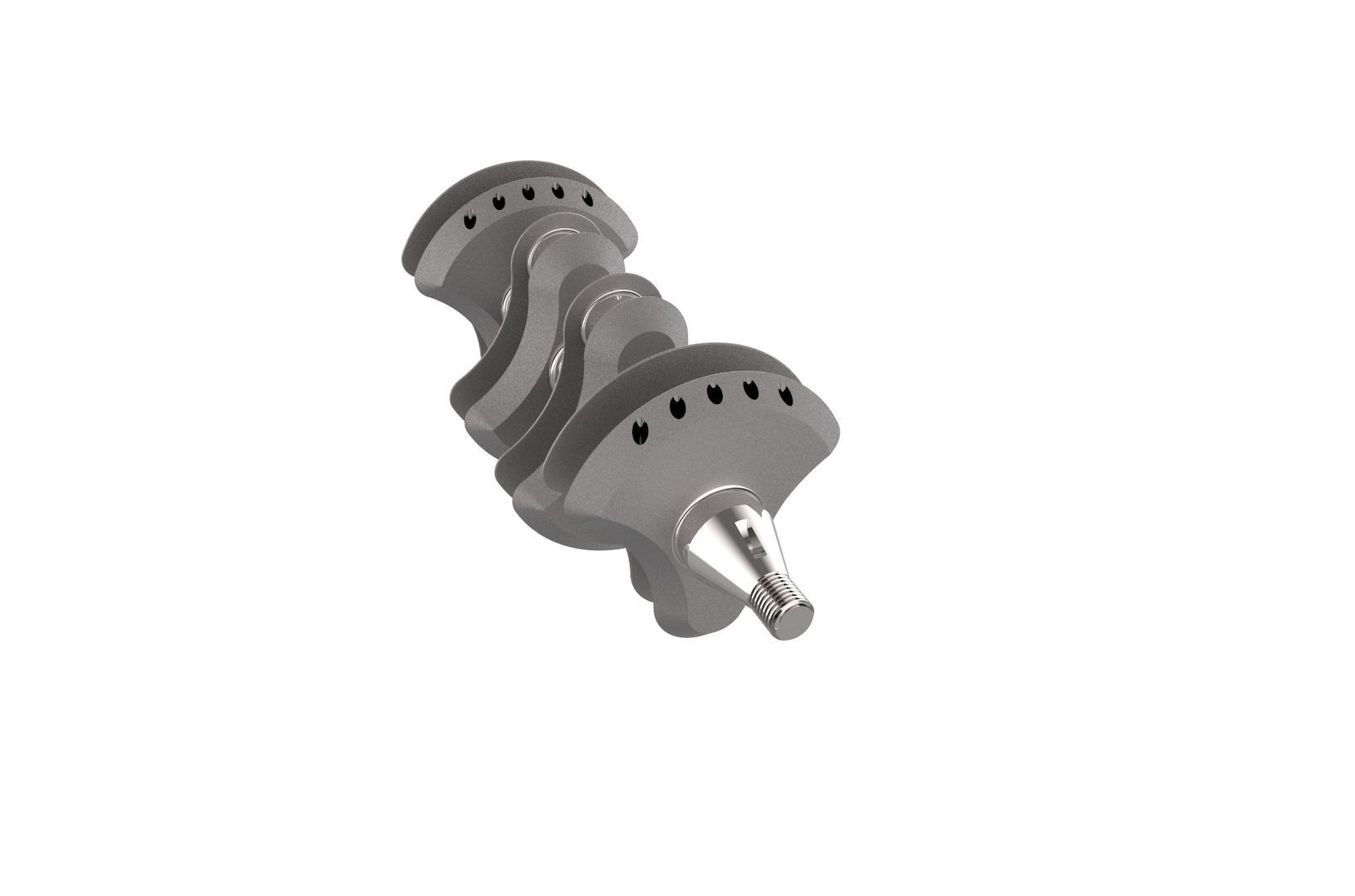 Automotive Crankshaft Part 3D print model_9