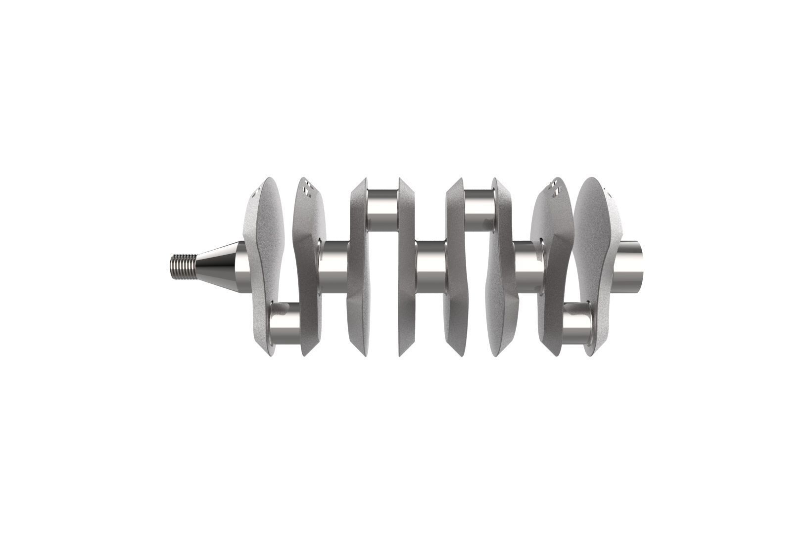 Automotive Crankshaft Part 3D print model_1