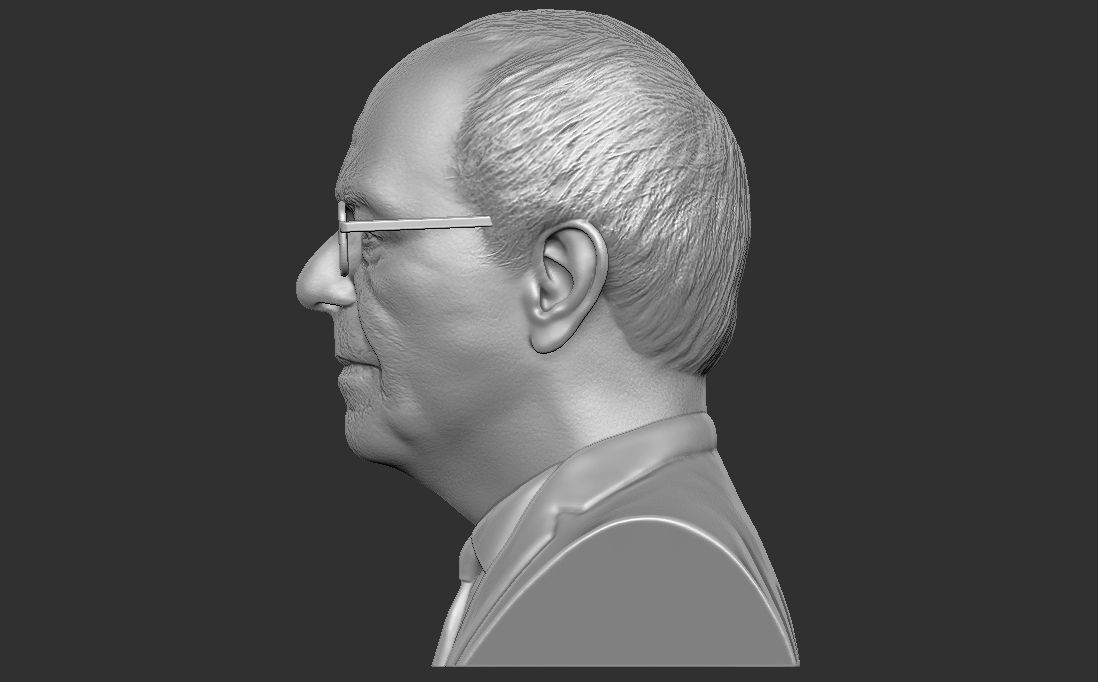 Bernie Sanders bust 3D printing ready stl obj formats 3D print model_9