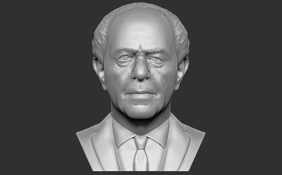 Bernie Sanders bust 3D printing ready stl obj formats 3D print model_26