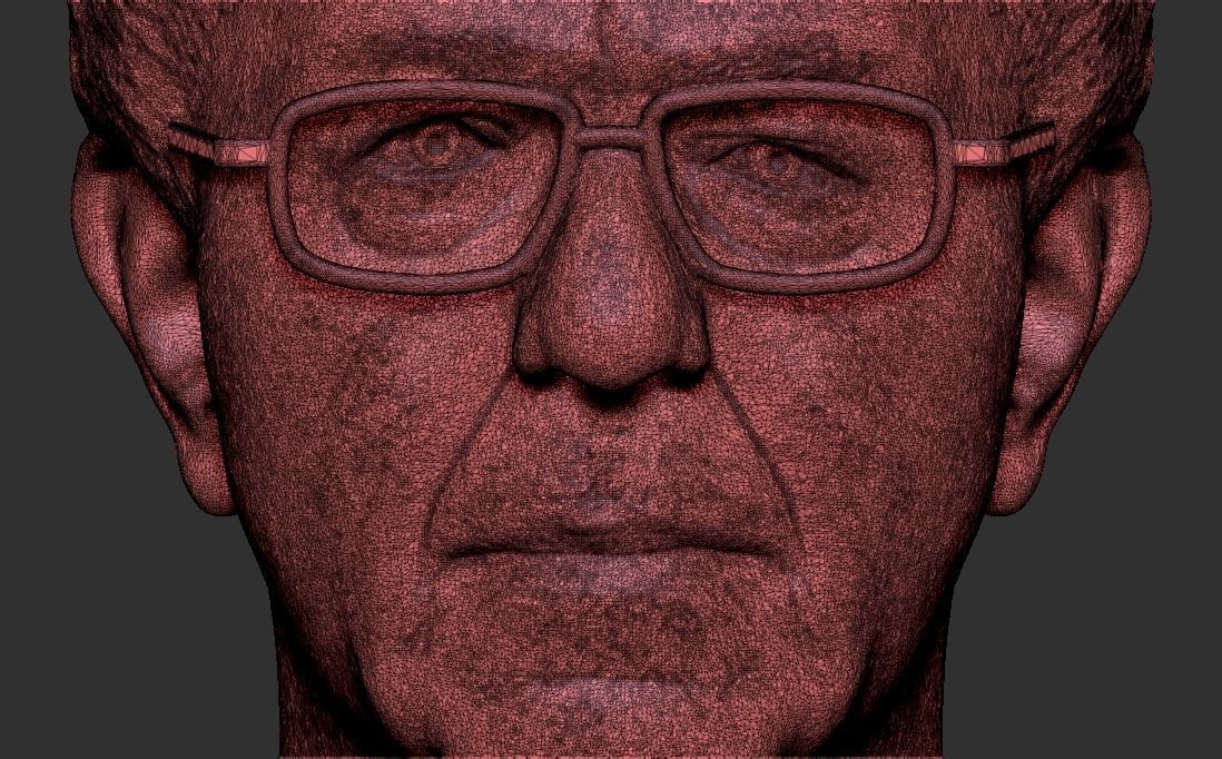 Bernie Sanders bust 3D printing ready stl obj formats 3D print model_30