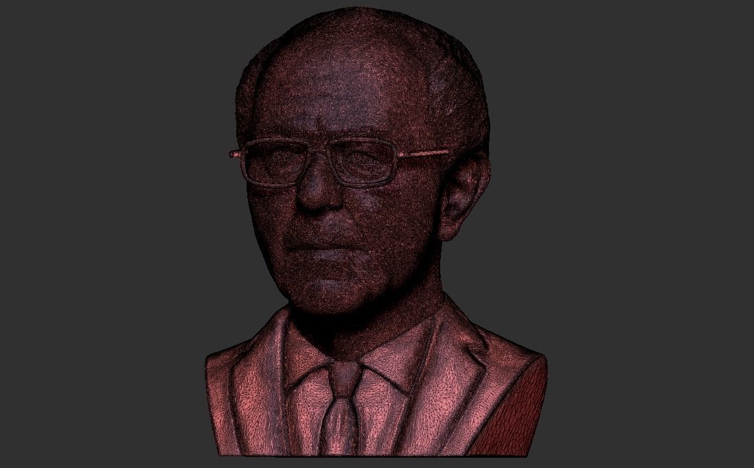 Bernie Sanders bust 3D printing ready stl obj formats 3D print model_29