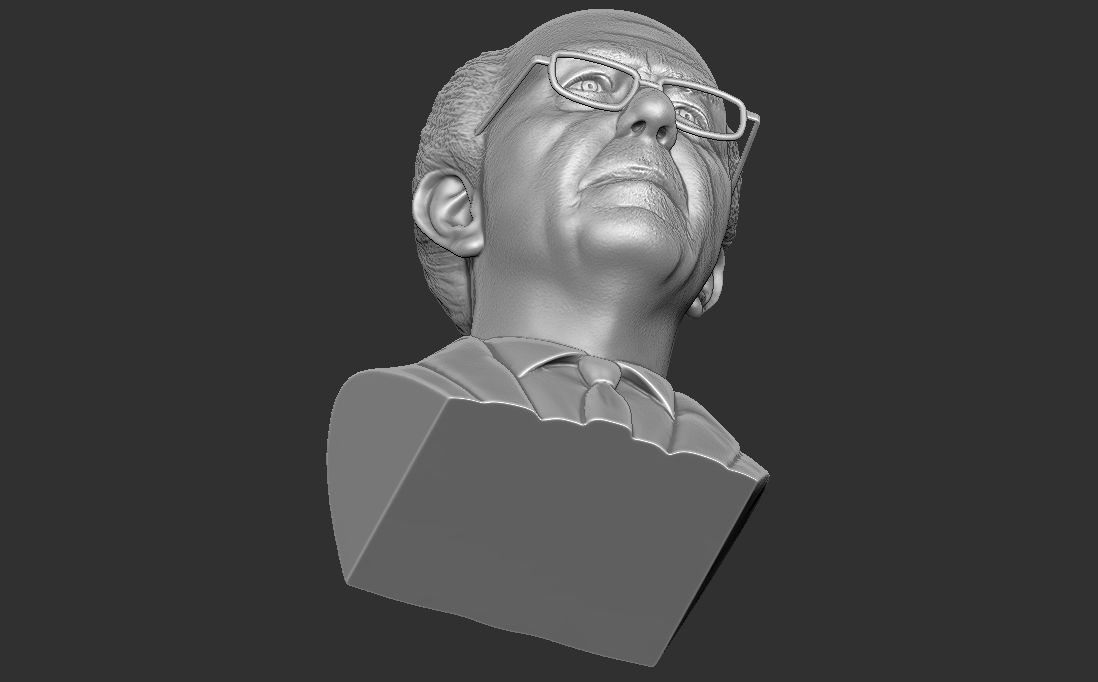 Bernie Sanders bust 3D printing ready stl obj formats 3D print model_22