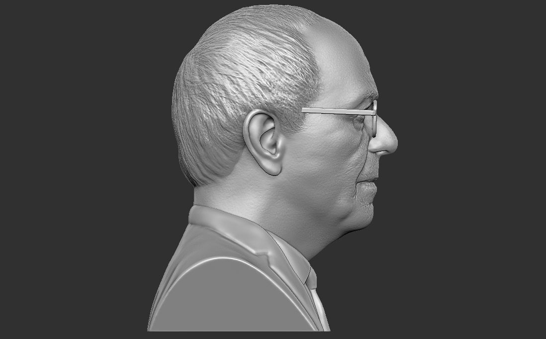 Bernie Sanders bust 3D printing ready stl obj formats 3D print model_13