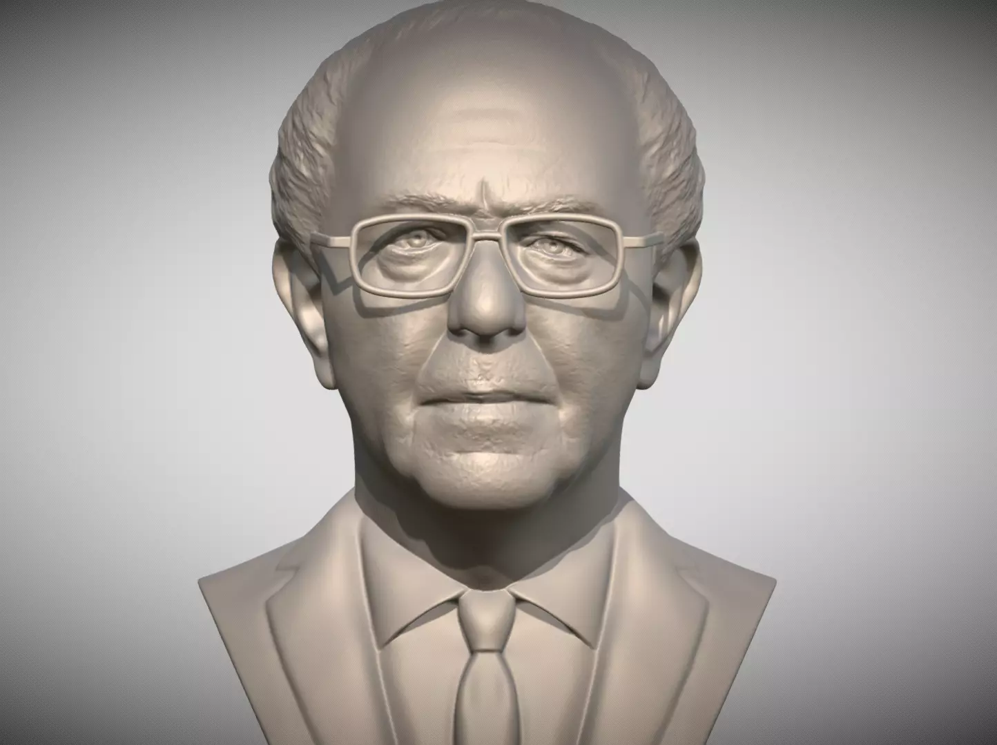 Bernie Sanders bust 3D printing ready stl obj formats 3D print model_0