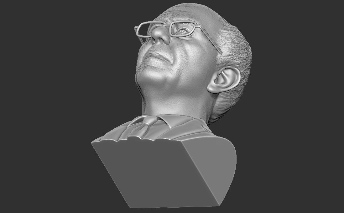 Bernie Sanders bust 3D printing ready stl obj formats 3D print model_23