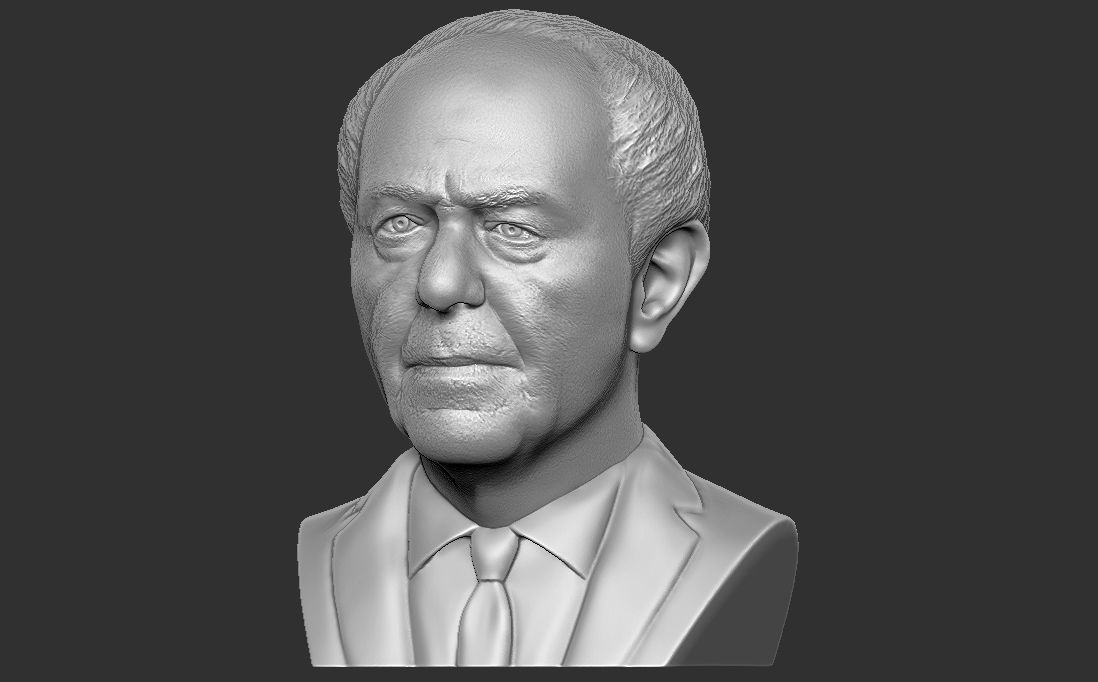 Bernie Sanders bust 3D printing ready stl obj formats 3D print model_27
