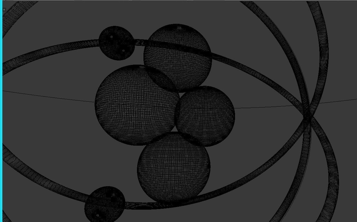 3D animated Atom modle 3D model_11