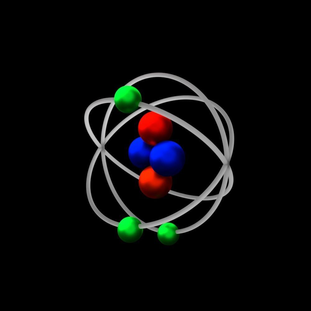 3D animated Atom modle 3D model_9