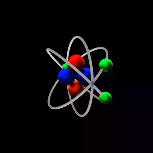 3D animated Atom modle