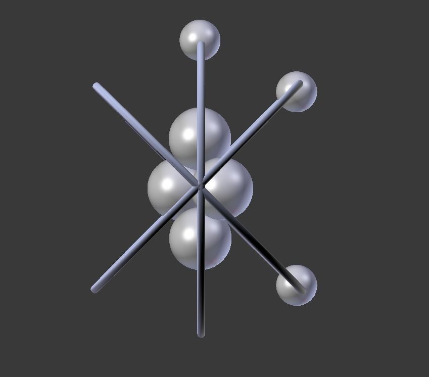3D animated Atom modle 3D model_10