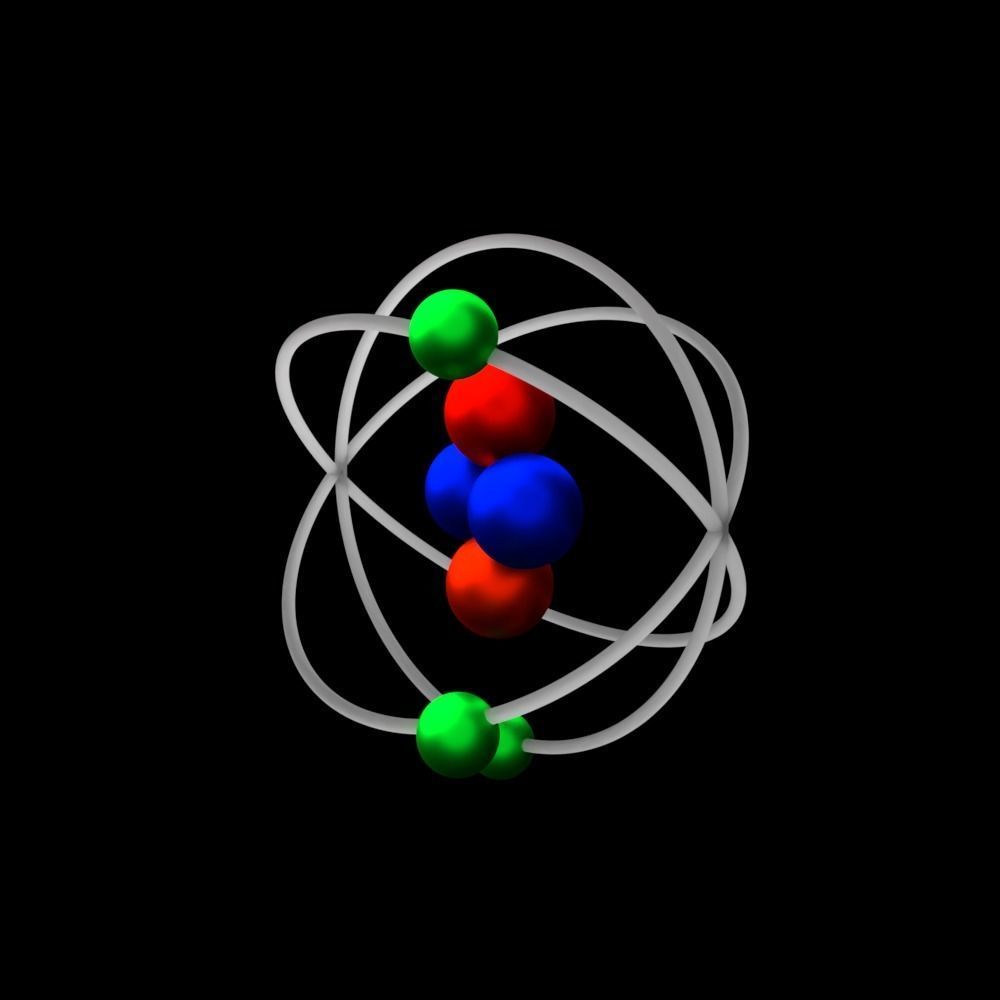 3D animated Atom modle 3D model_8
