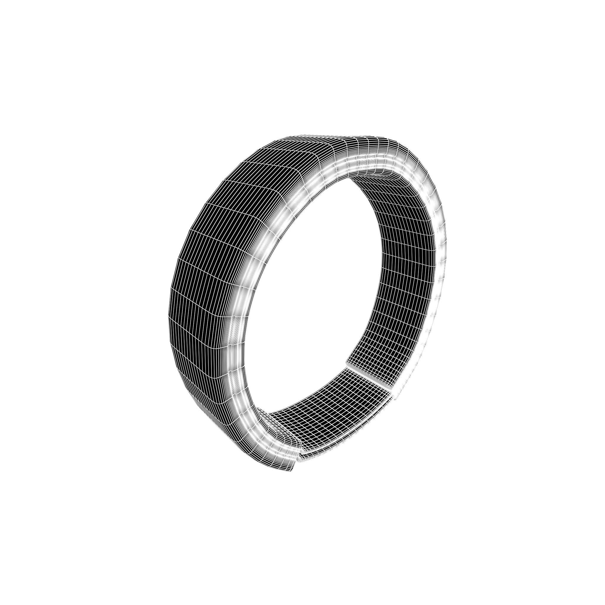 Tech Product Wristband v1 004 Low-poly 3D model_5