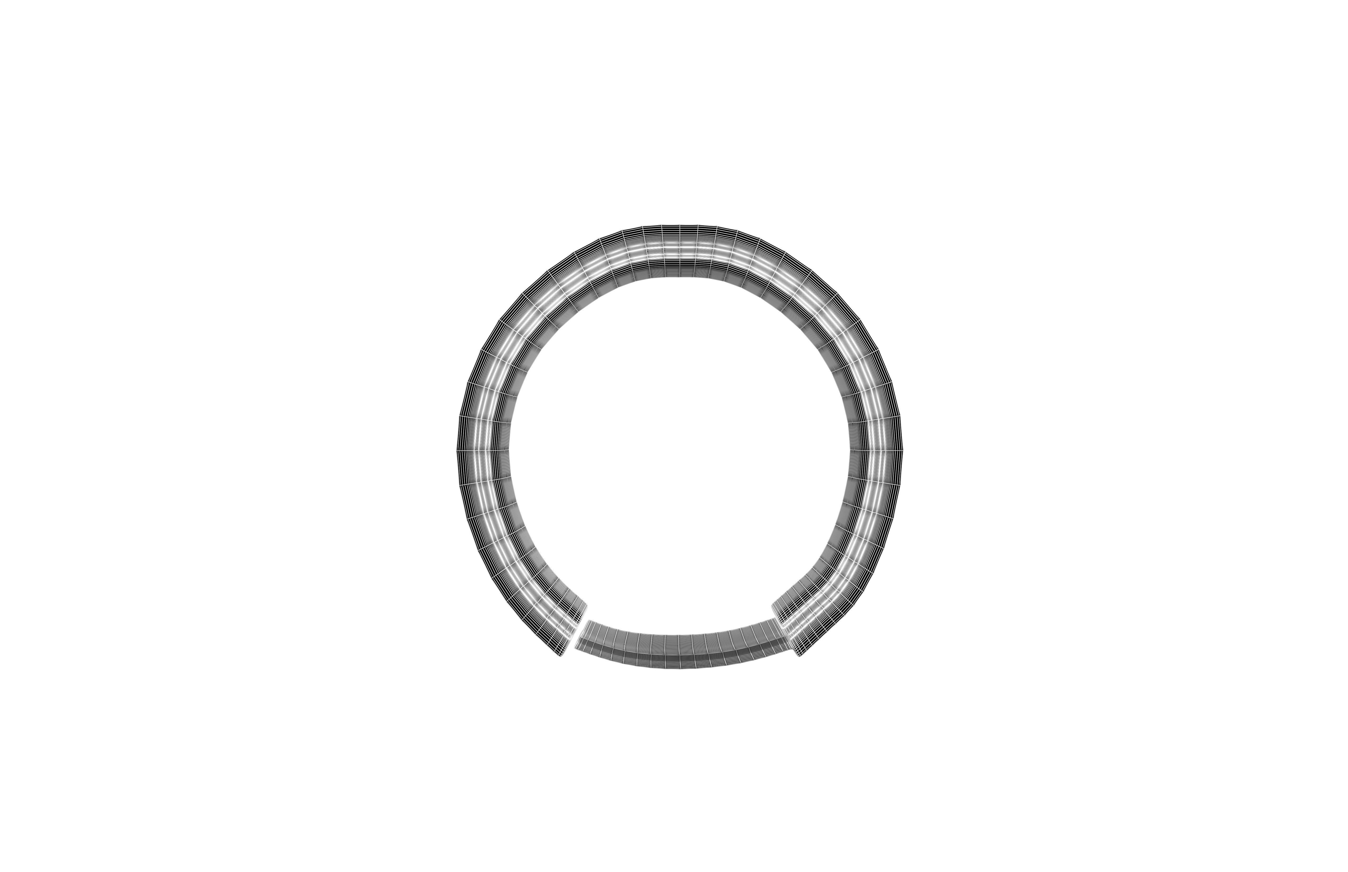 Tech Product Wristband v1 004 Low-poly 3D model_6