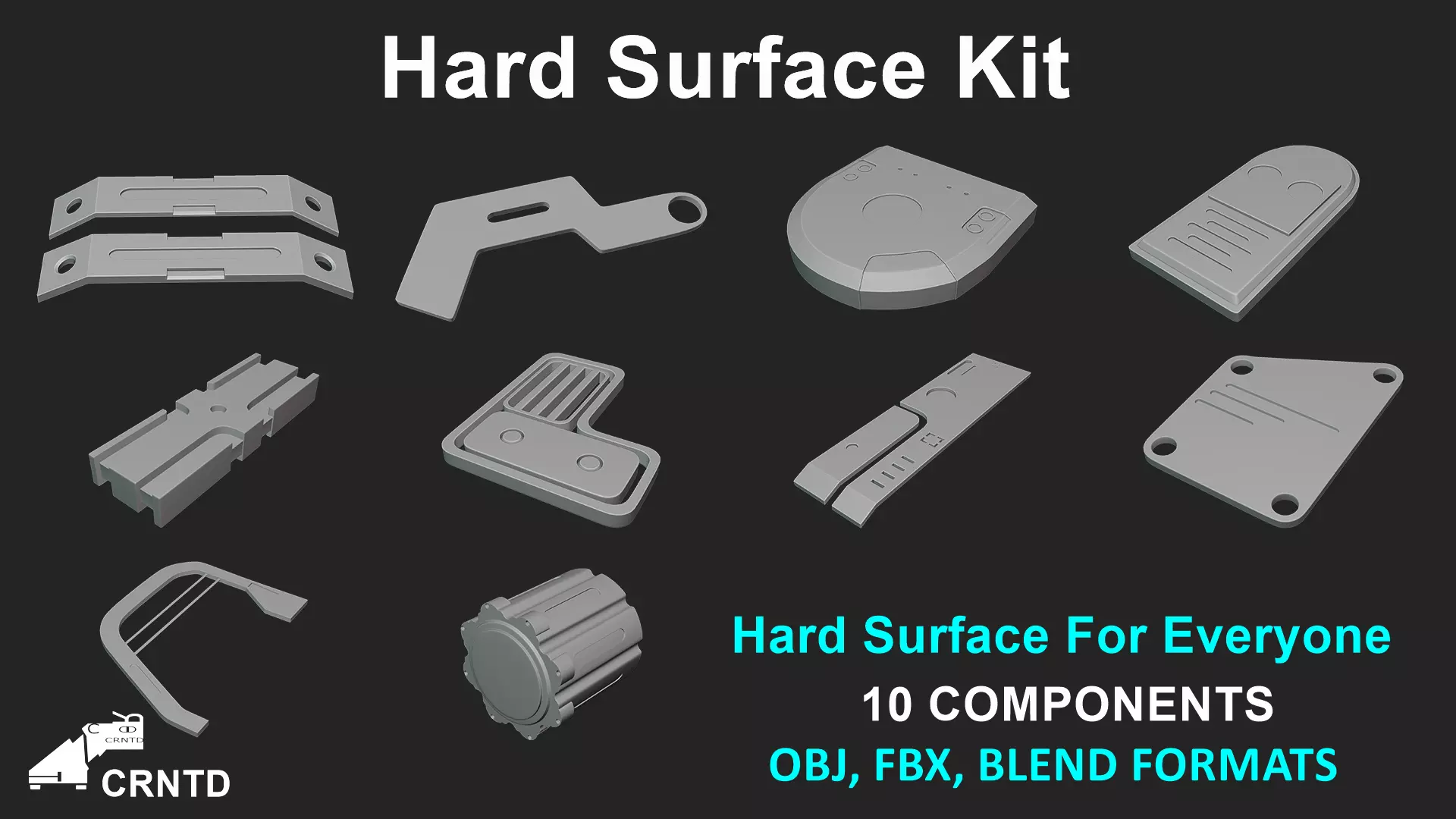 Hard Surface Kit 3D model