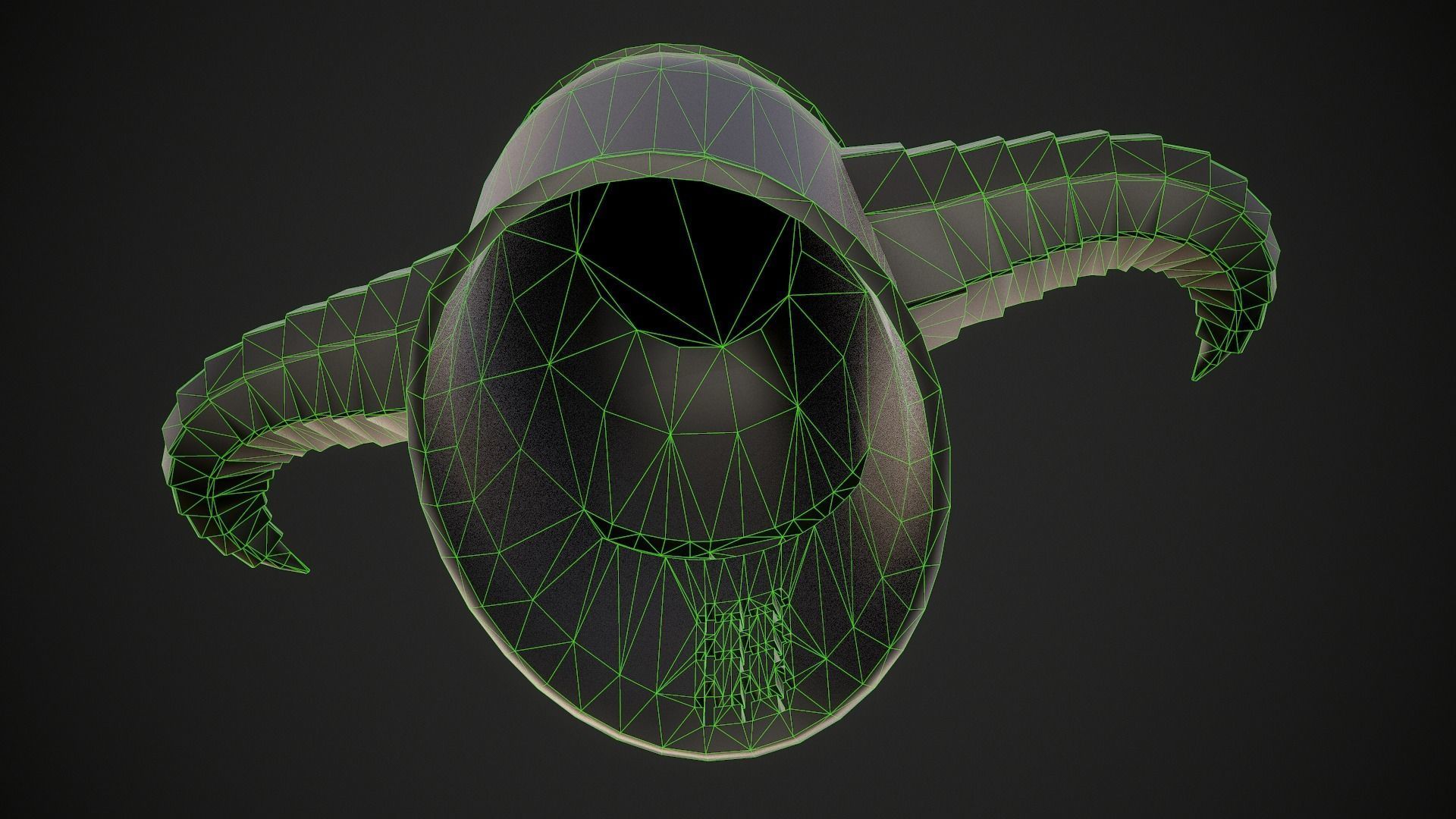 Knight Helmet 10 Low-poly 3D model_37