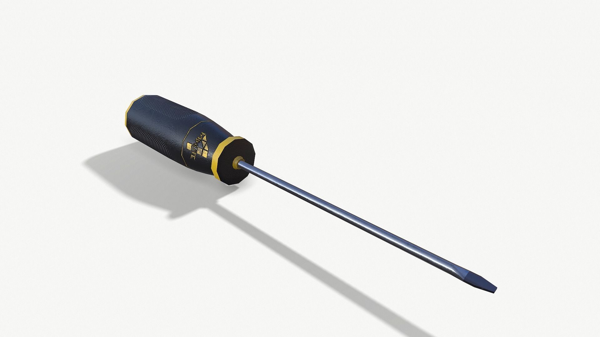 Set of tools 01 Low-poly 3D model_11