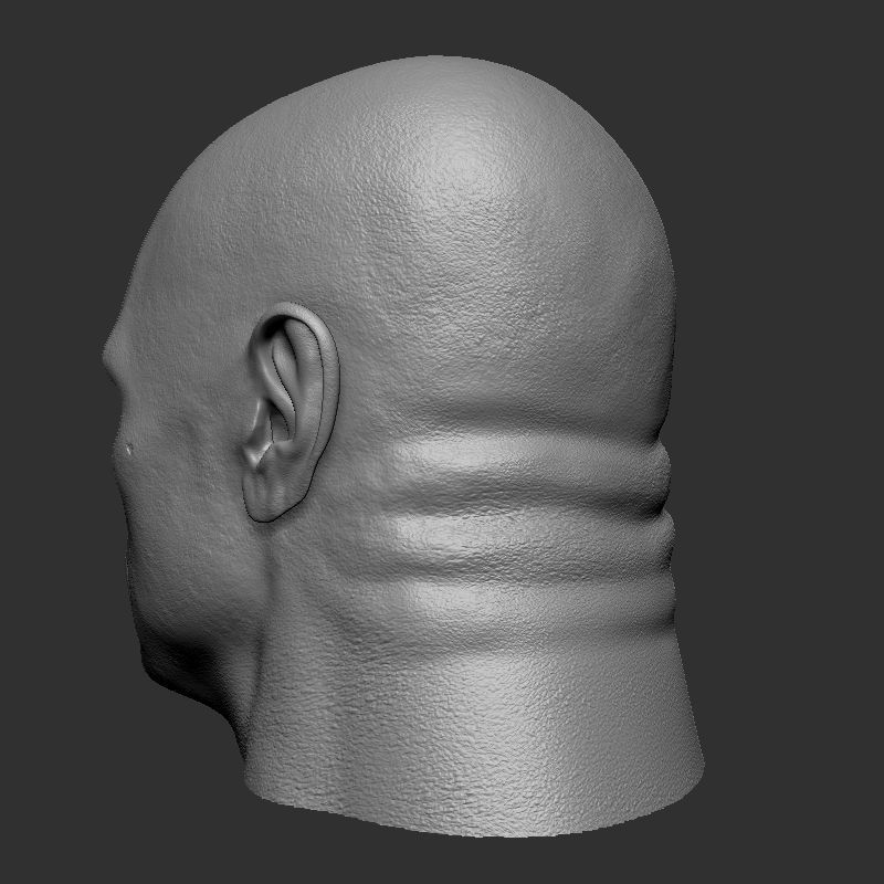 Dwayne johnson 3D print model_9