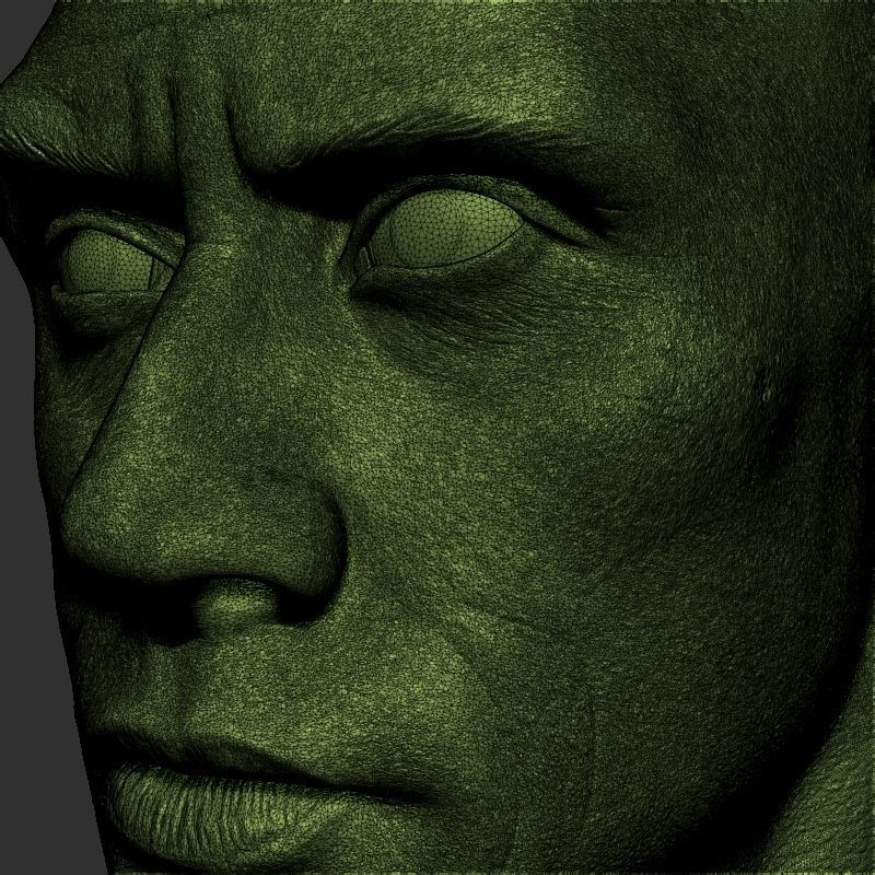Dwayne johnson 3D print model_5