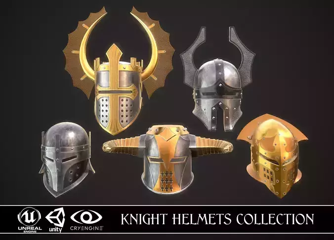 Knight Helmet Collection 2 