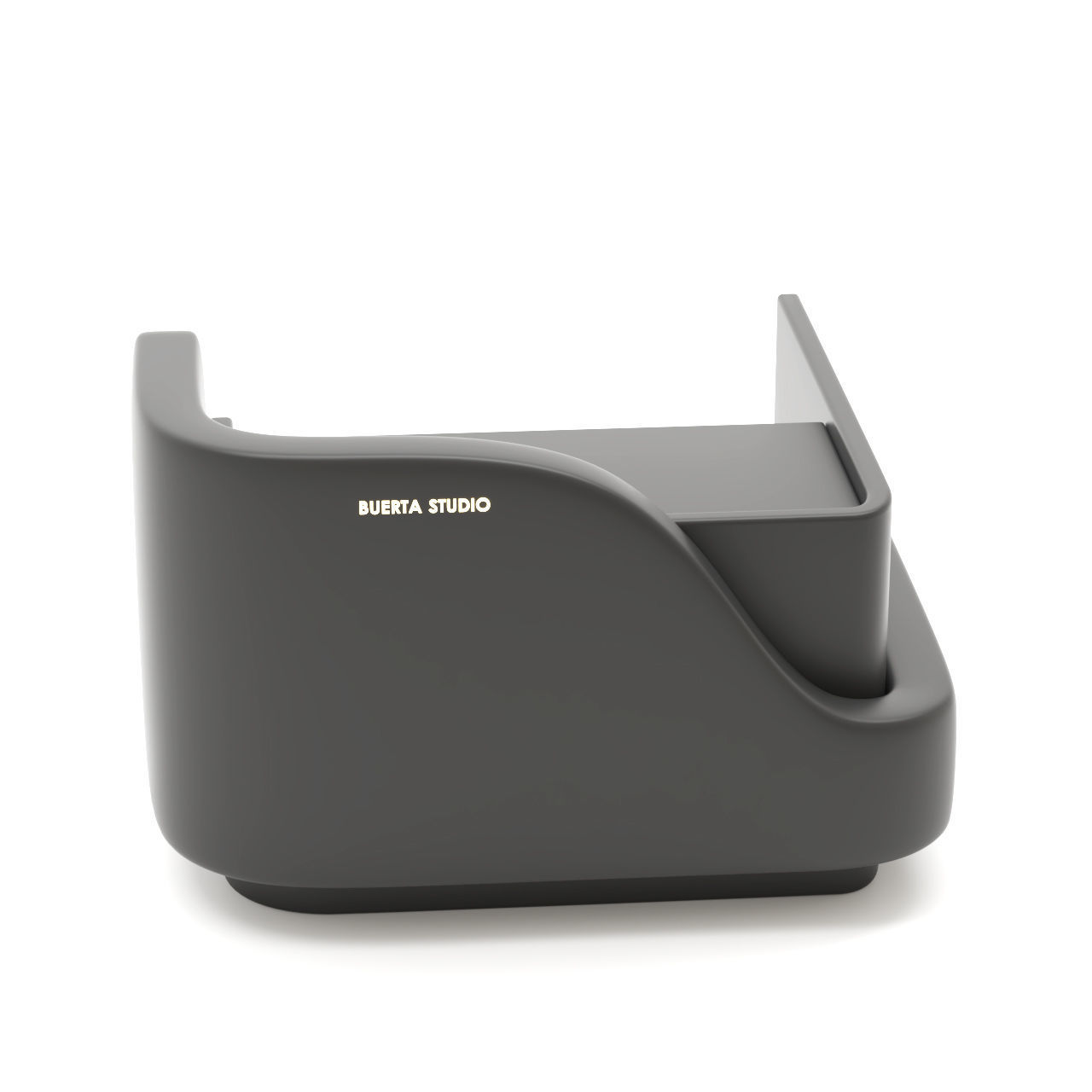 Modern Reception Desk Design By Buerta Studio 3D model_7