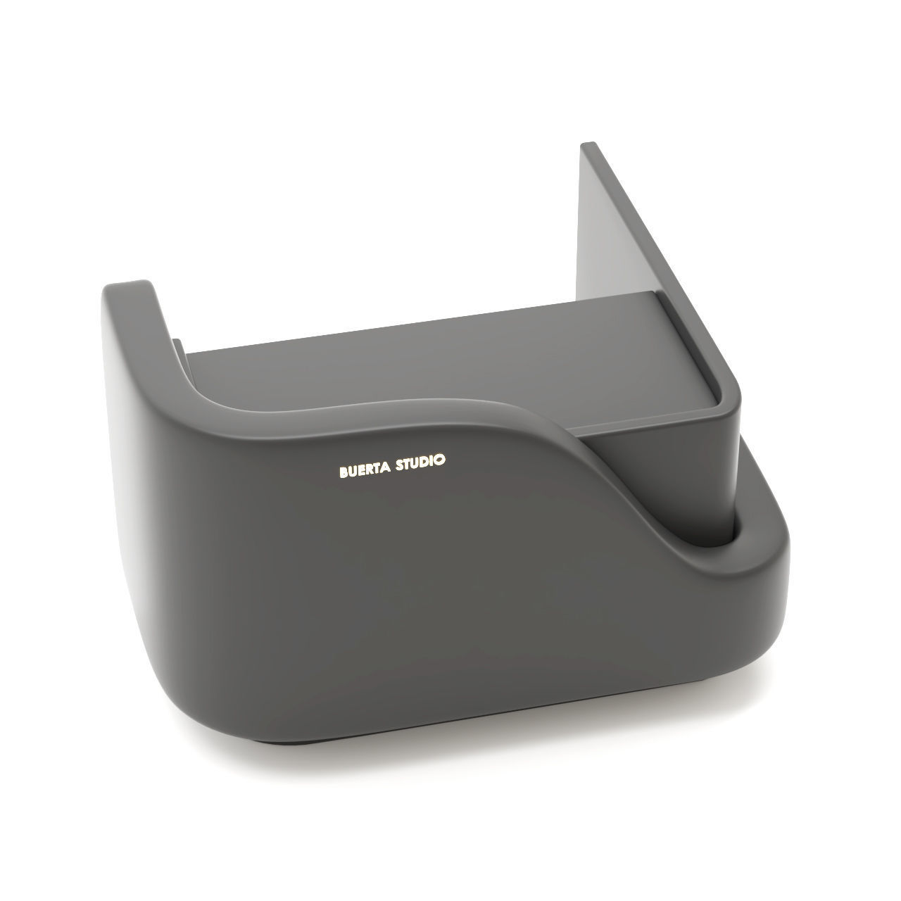 Modern Reception Desk Design By Buerta Studio 3D model_4